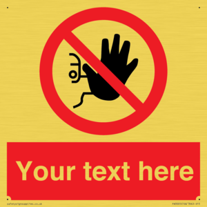 Custom No Access Sign